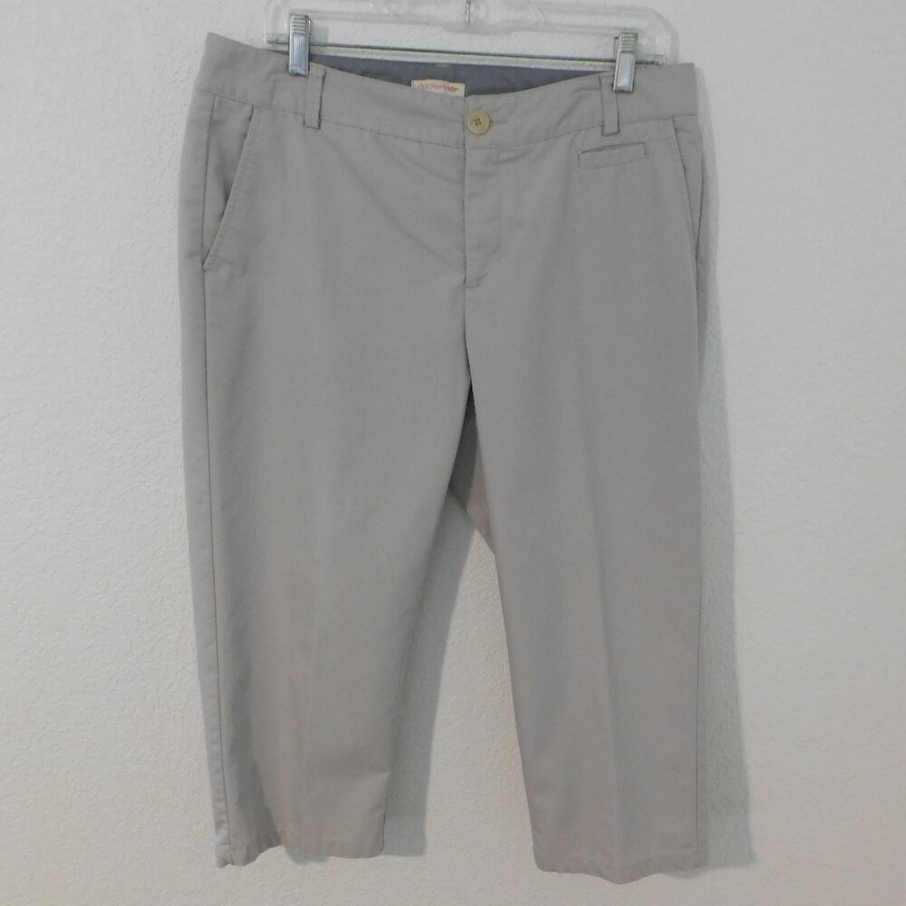 Dockers Women's Size 12 Light Beige Dress Capri Pant Pockets